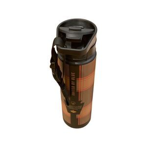 United By Blue 22oz Obsidian Plaid Insulated Steel Water Bottle